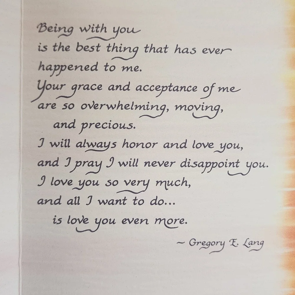 Mountain Arts Greeting Card Gregory E Lang I Need You Love Romantic Poem Env